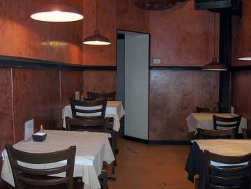 The dining room at Namast