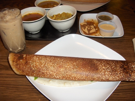 Dosa from the Monday night buffet