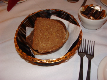 Complimentary bread Complimentary bread