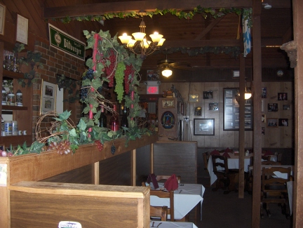 Old Germany's main dining room Old Germany's main dining room