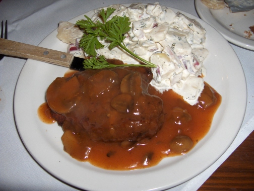 Chicken Jager Schnitzel Chicken Jager Schnitzel