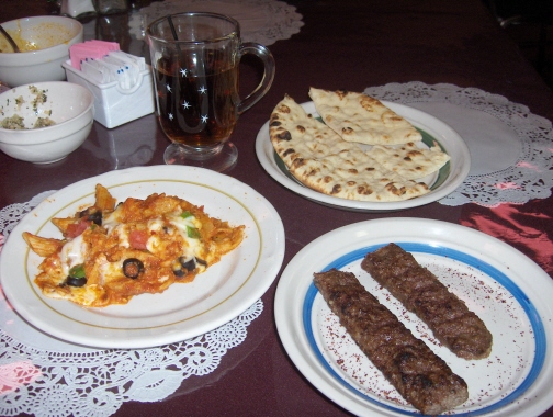 A sampling from Shishkabab's buffet