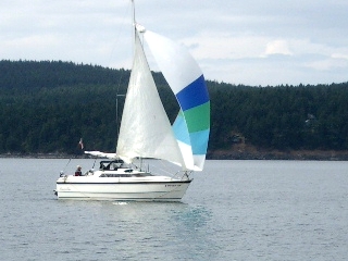 sailing under twins