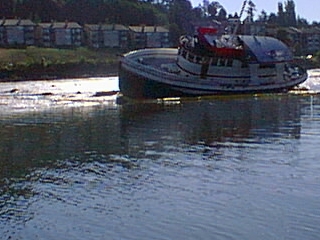 wreck of Archibald J Eley
City of Los Angeles
Fire Boat No 1
Owned by salvage crew
after recovery