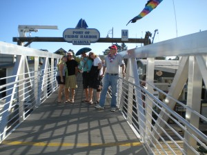 My sister joined us at Friday Harbor with her boat "Ahelani," an Outbound 48.