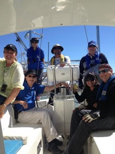 family at America's Cup Race