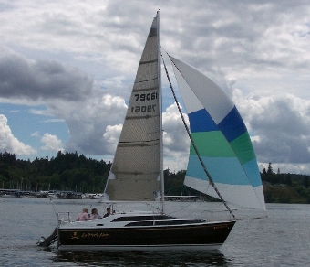 water ballast and bulb retracting keel;
carbon and Kevlar sails;
articulating bowsprit like Minitransat;
rope stays and shrouds;
70 hp engine;
26M hull and rotating mast

