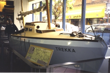 iron keel for Trekka   lost prior to restoration