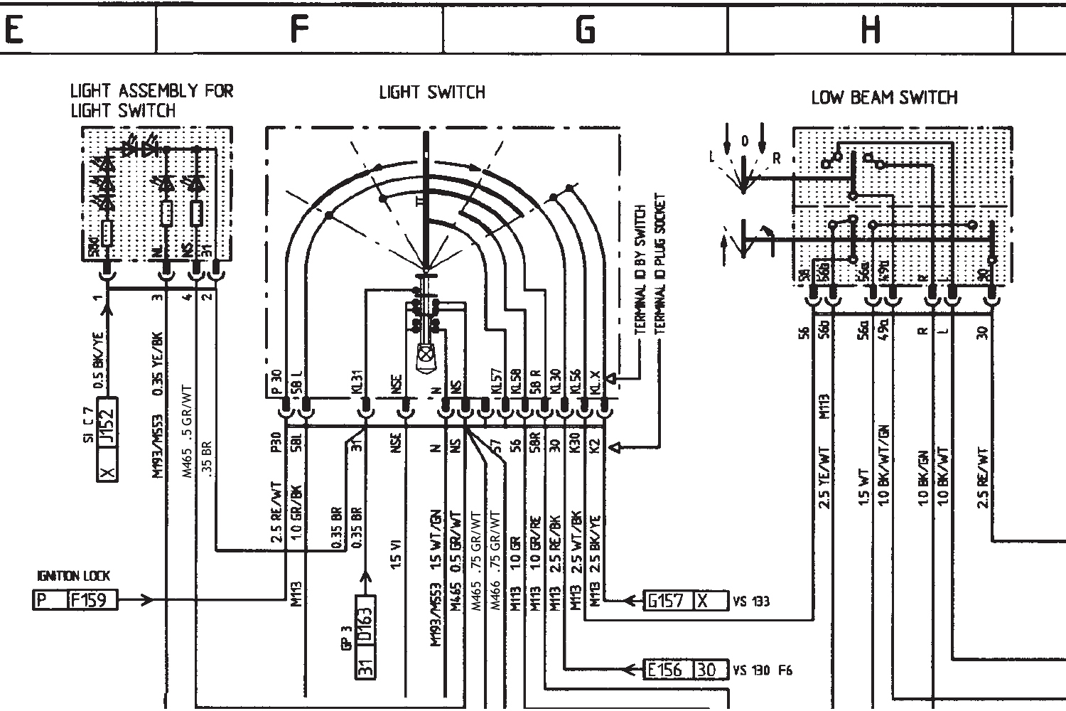 57 Chevy Dimmer Switch Wiring Diagram from www.eskimo.com