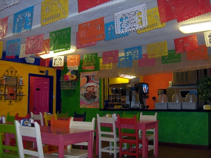 La Choza's dining room