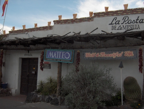 La Posta Restaurant is just one of the interesting sights inside the sprawling La Posta complex
