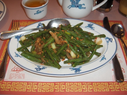 Chinese style green beans