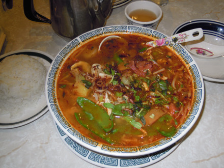Vietnamese style hot and sour soup at Kim Wah