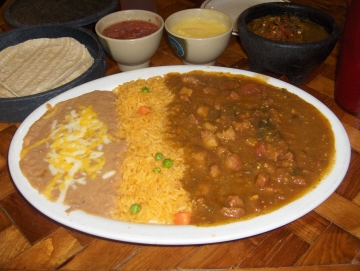 Guisado de chile verde