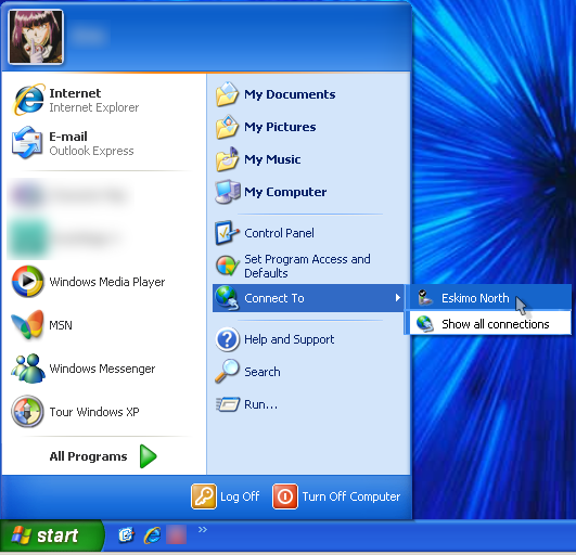 windows xp dial up connection program emulator win 10