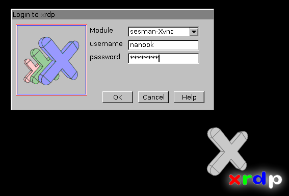 sesman-Xvnc-login