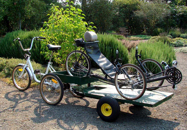 tricycle and trailer