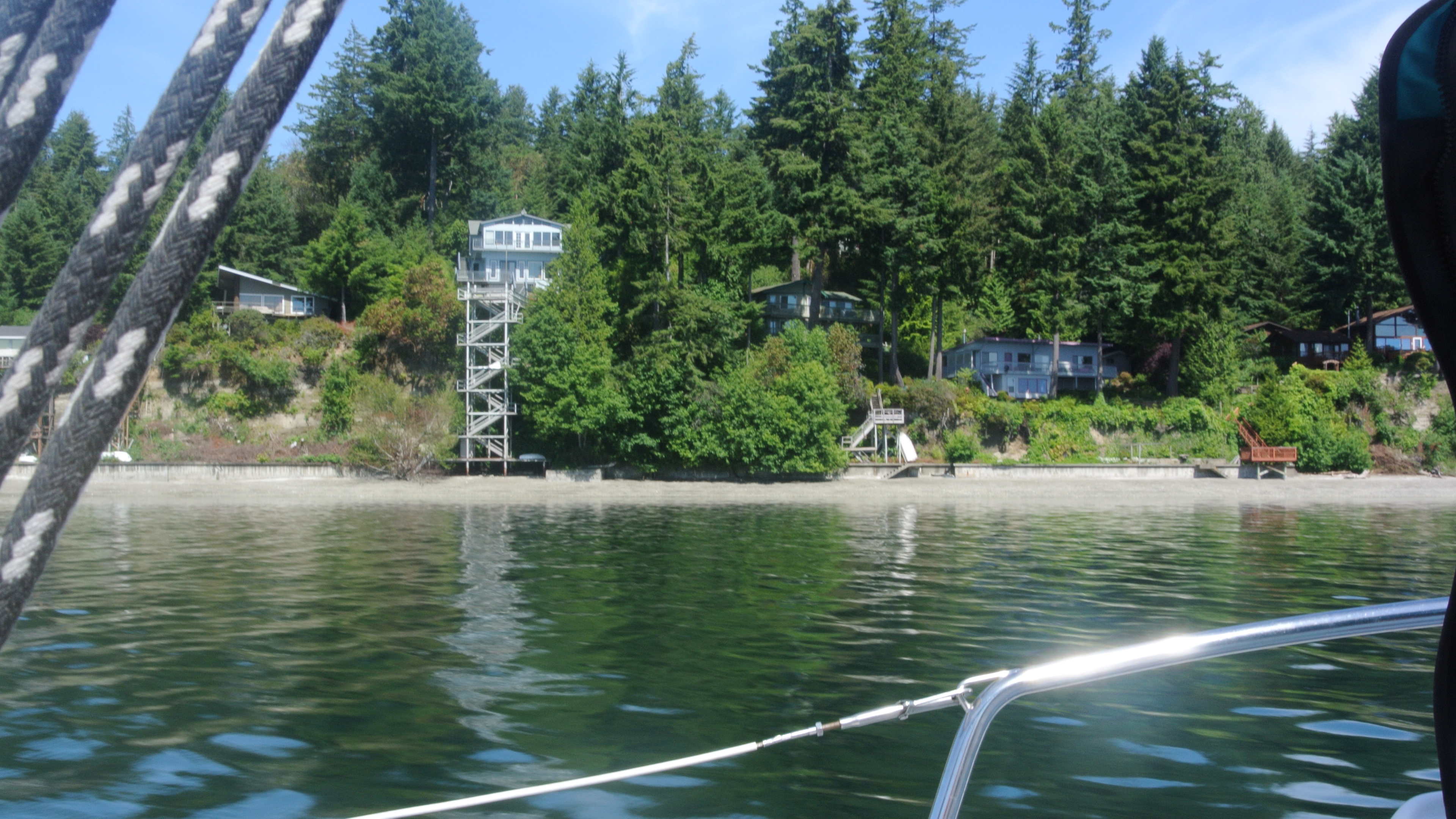 Dana Passage, Harstene Island, on route to McMicken Island