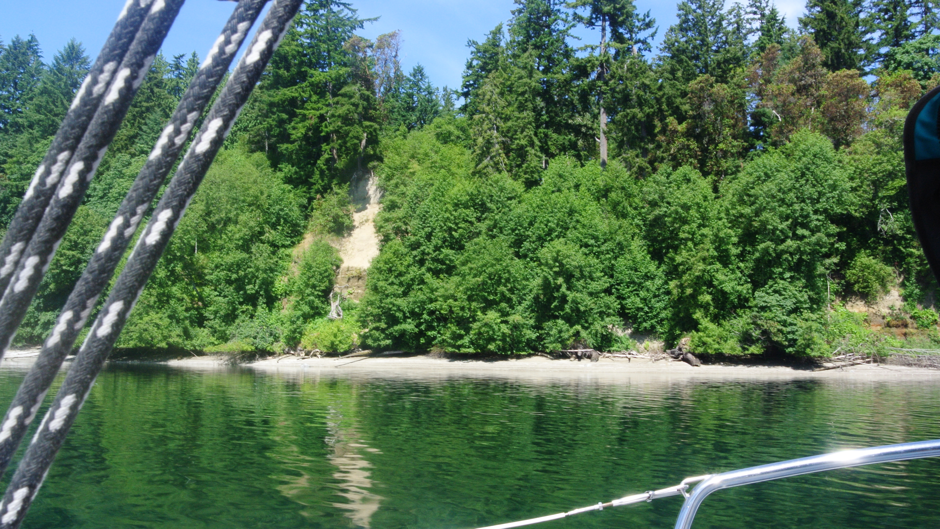 Dana Passage, Harstene Island on route to McMicken Island