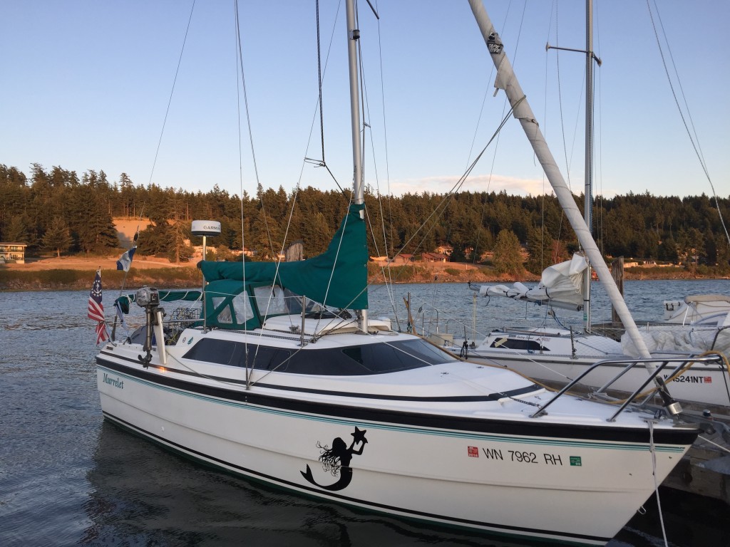 "Murrelet" docked at Fisherman Bay.