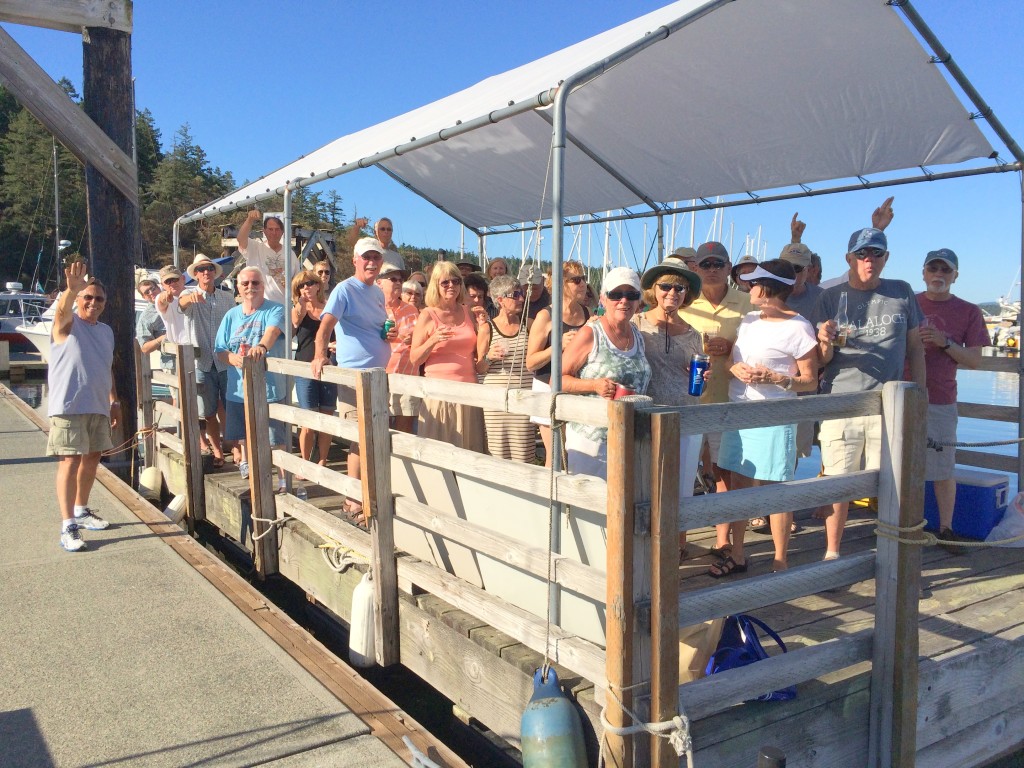 Party barge at Friday Harbor.