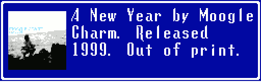 Moogle Charm - A New Year