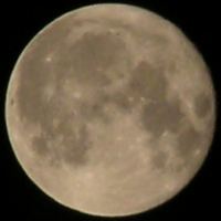 Full Moon Over Hillside