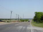 rolling hill country past Denton