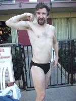 Rob at the pool