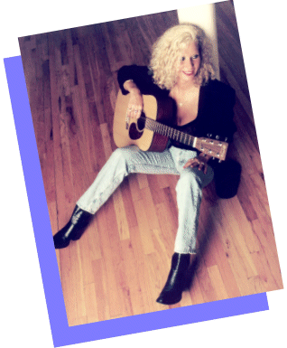 [Cathy Jean® with guitar]