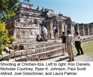 Shooting at Chichen-Itza