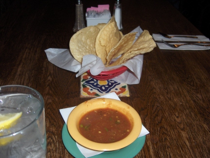 Salsa and chips