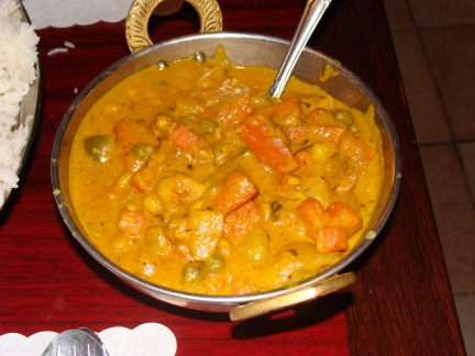 Vegetable korma