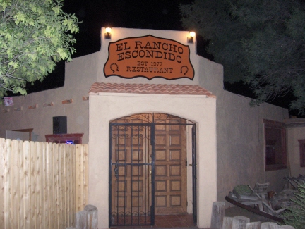 El Rancho Escondido east of El Paso on US 62