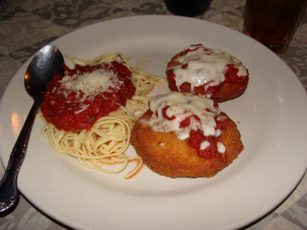 Eggplant parmigiana