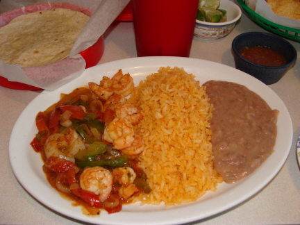 Shrimp rancheros