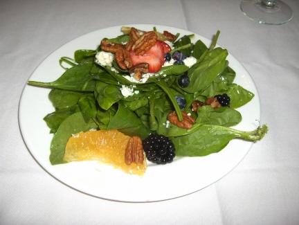 Spinach salad