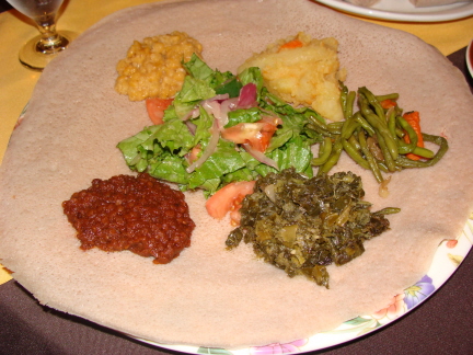 Vegetarian sampler