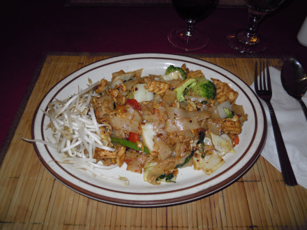 Drunken noodles