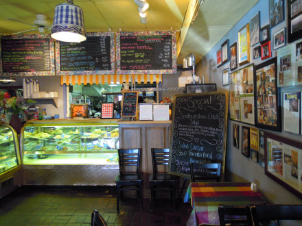 Inside Village Bakery Caf