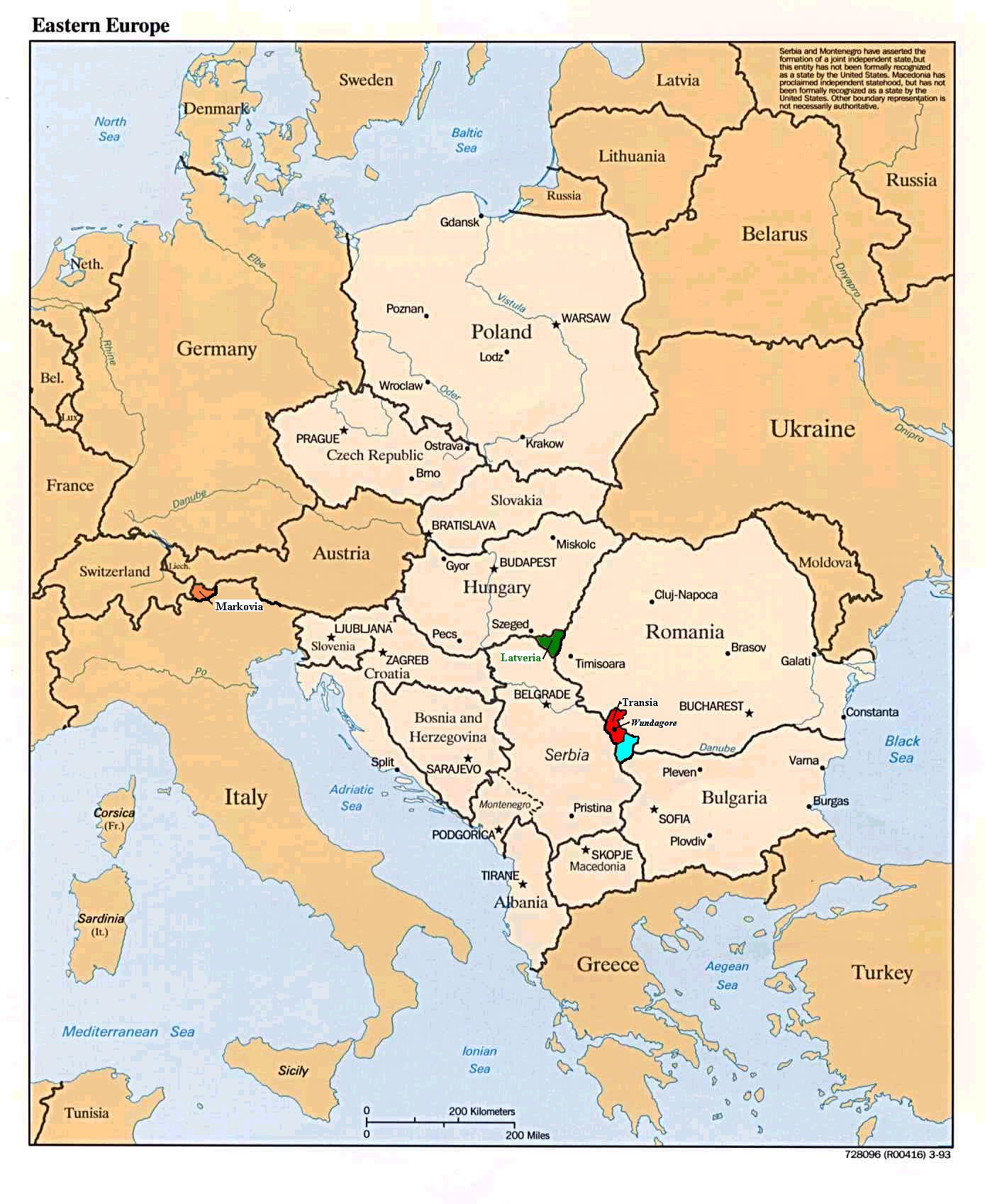 Map of Wundagore Main Floor