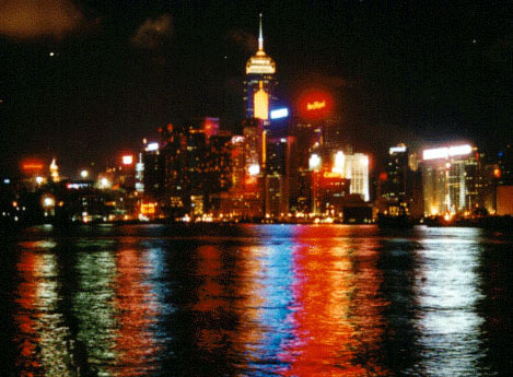 Hong Kong Skyline at Night